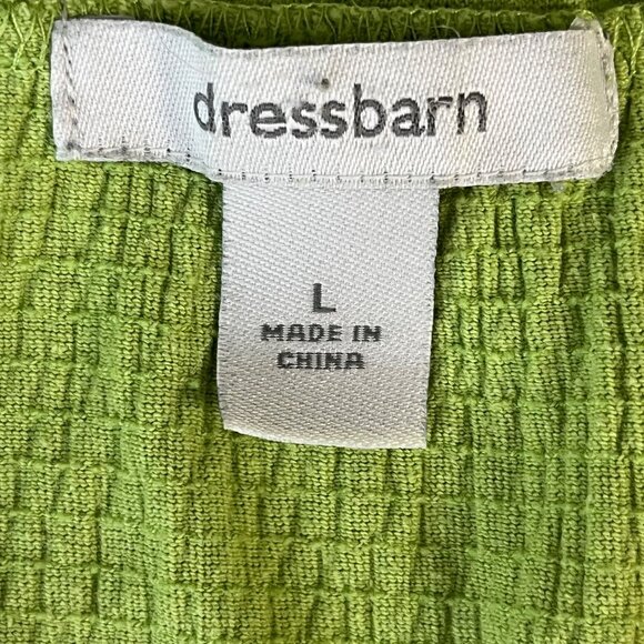 Dressbarn Sz Large Embroidered Floral Blouse With Ruffle Hem Cotton Blend Boho‎ - Picture 3 of 9